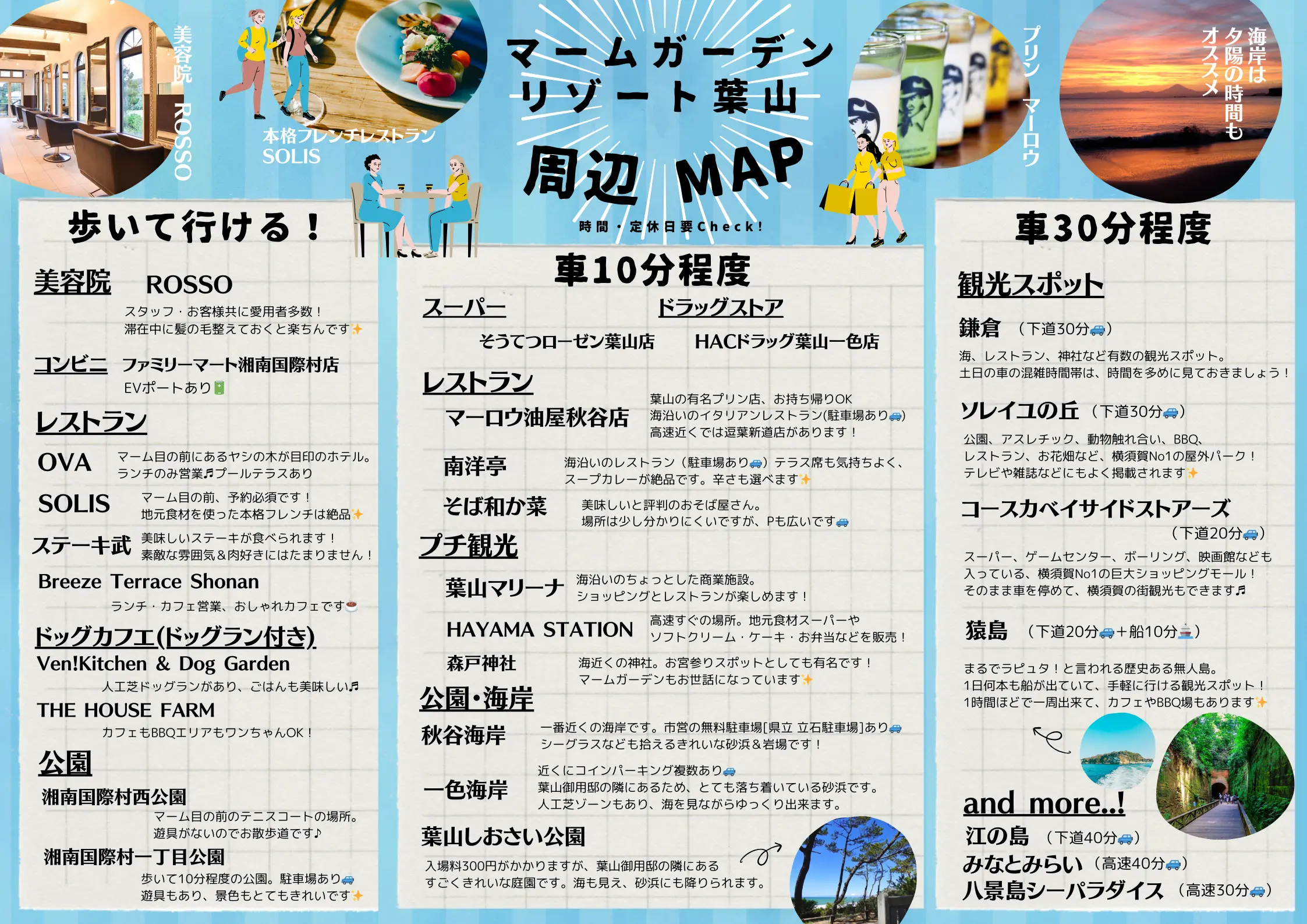 マームガーデンリゾート葉山 周辺マップ